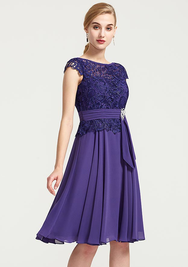 short purple lace bridesmaid dresses Charming Halter Sleeveless Lace Short/Mini Chiffon Bridesmaid Dresses