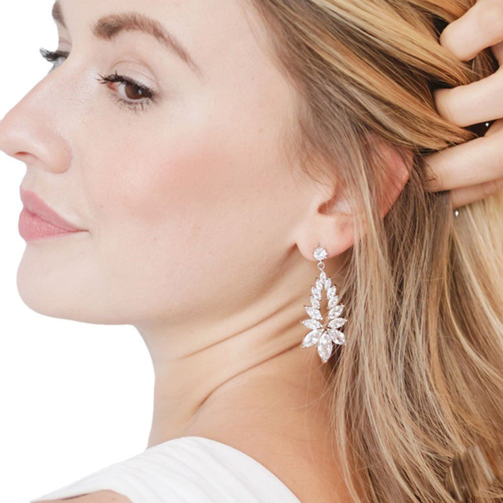Rose Gold Bohemian Elegant Romantic Ladies' colourful Earrings