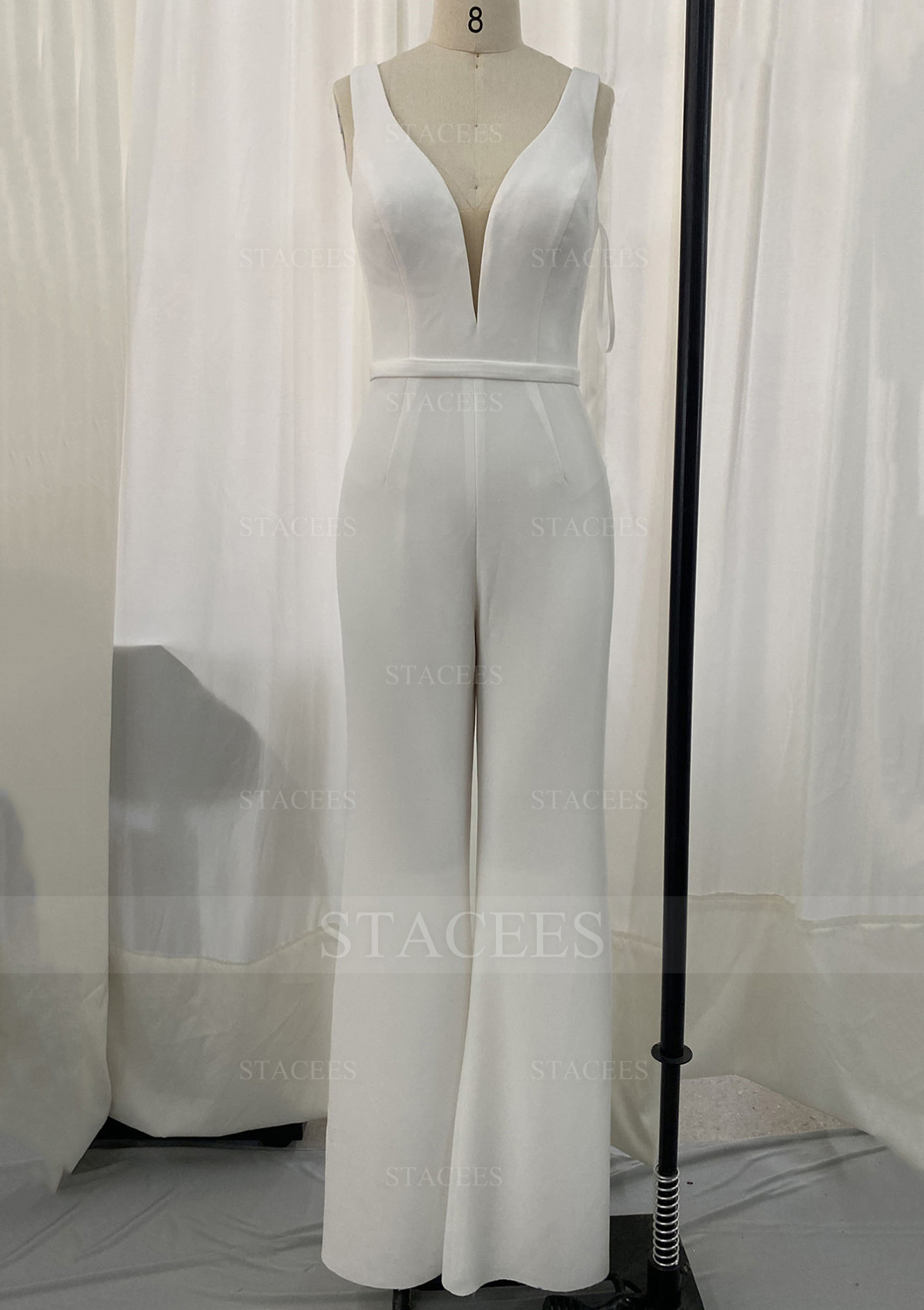 Chiffon Mother of the Bride Dress Jumpsuit/Pantsuit Long/Floor-Length With Pleated