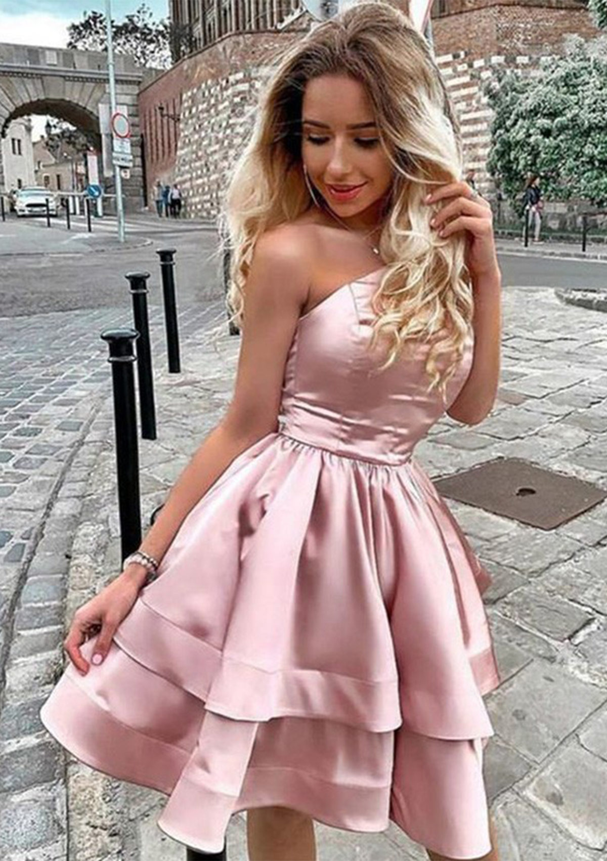 princess homecoming dress Short Blue Stain with Bow A Line Corset Mini Party Dress COCOMELODY CS0944, Fiery Red This elegant Princess Off the shoulder Ruffle Homecoming Dress Short Party Dress PG152 is a sophisticated choice for your next special event Stacees Stars Homecoming Dress with