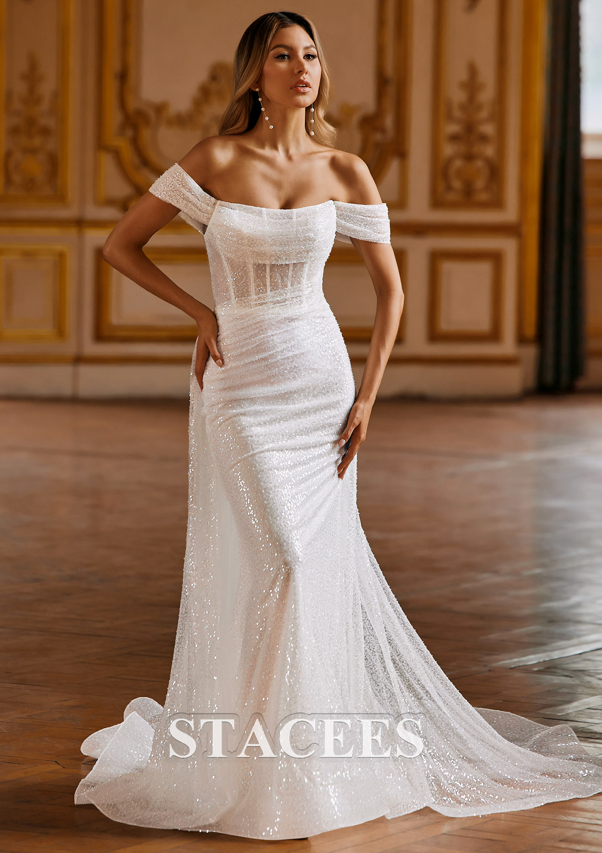 trumpet a line wedding dress Glamorous Trumpet Wedding Dress