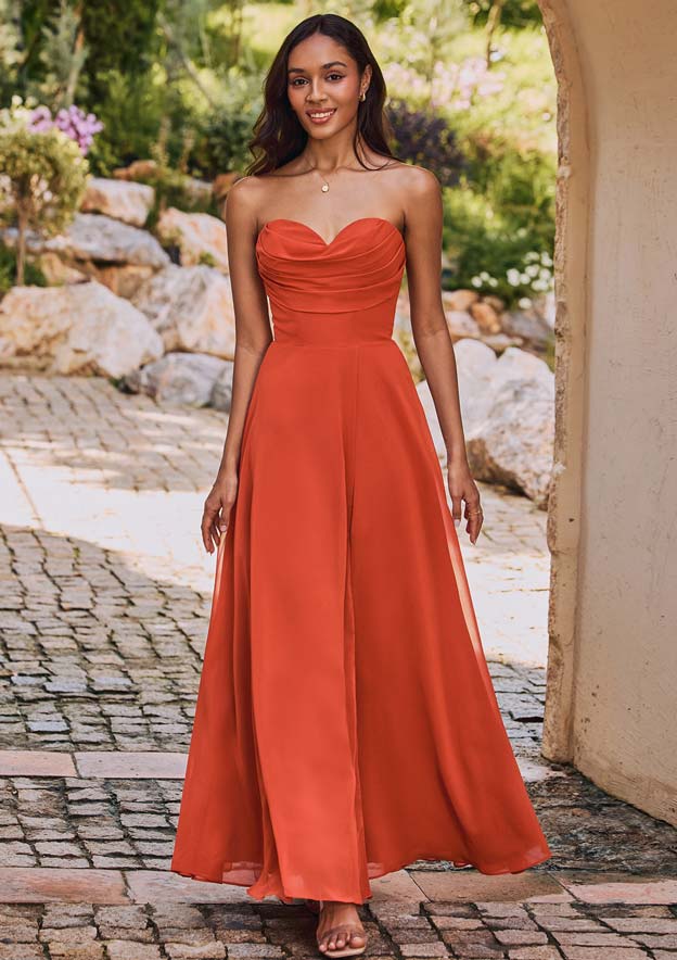bright orange bridesmaid dresses Burnt Orange Bridesmaid Dresses Mermaid Remixed Lisposa