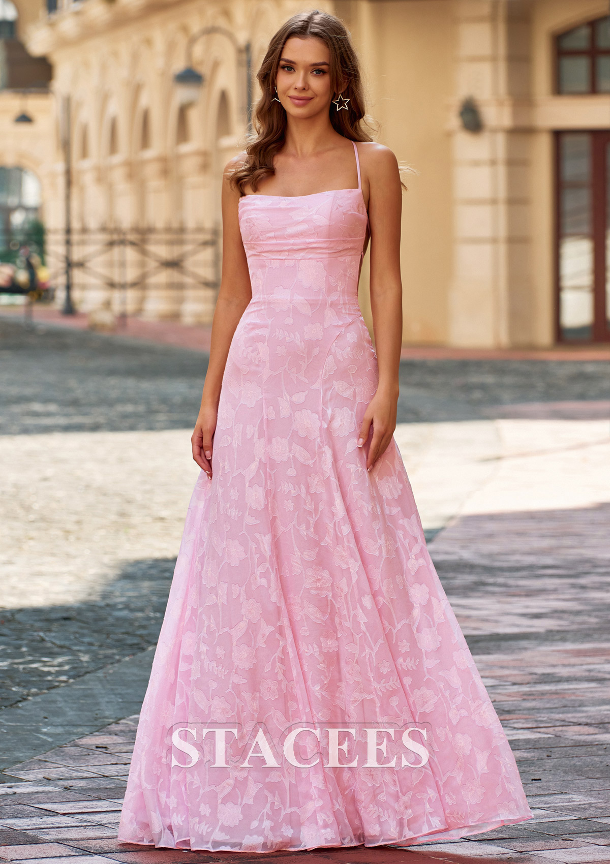 pink a line maxi dress Floral A Line Maxi Dress Pink