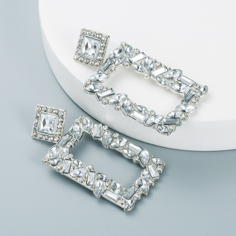 Unique Colored Girls' Earrings with Rhinestone Cubic Zirconia