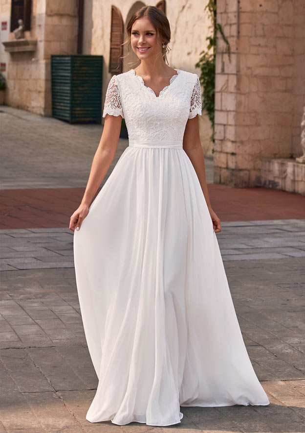 white lace short sleeve maxi dress Simply Charmed Short Sleeve Maxi Dress- Ivory