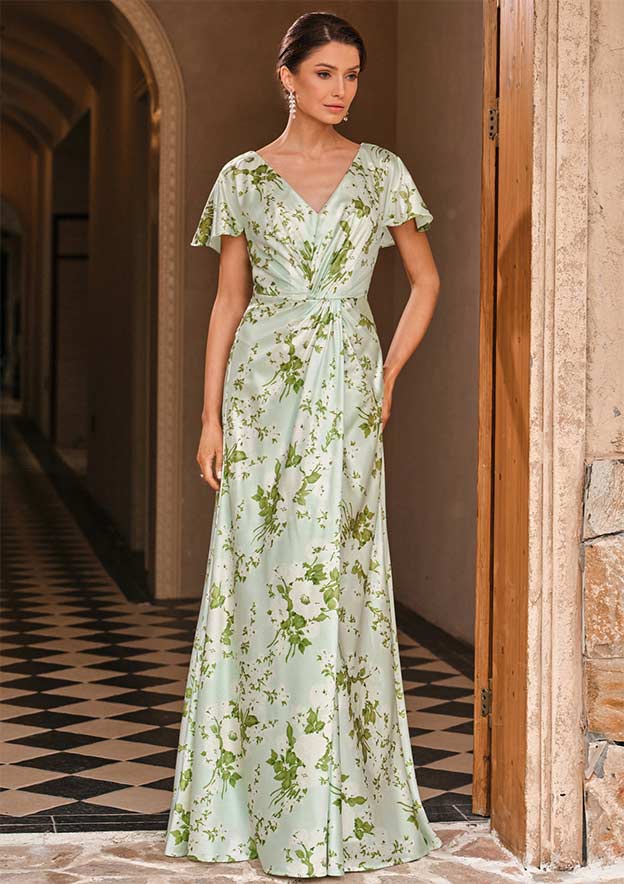 floral dress satin Multicolor Pleated One Shoulder Maxi May be worn with a strapless bra Plus Size Backless Halter Satin