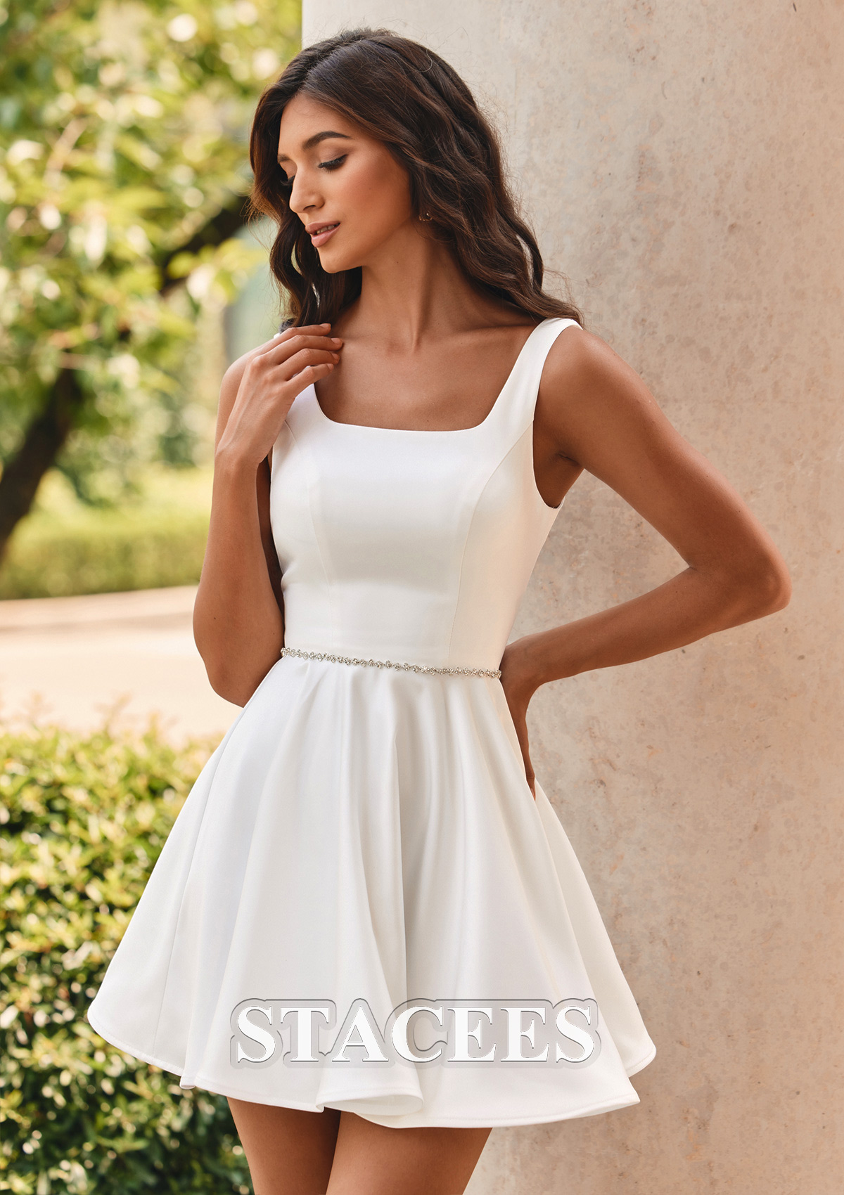 vintage mahogany dresser Antique Chest of Drawers Asymmetrical Midi Bridesmaid Dress YGroup_Nolitadress Color:Blush Champagne-*